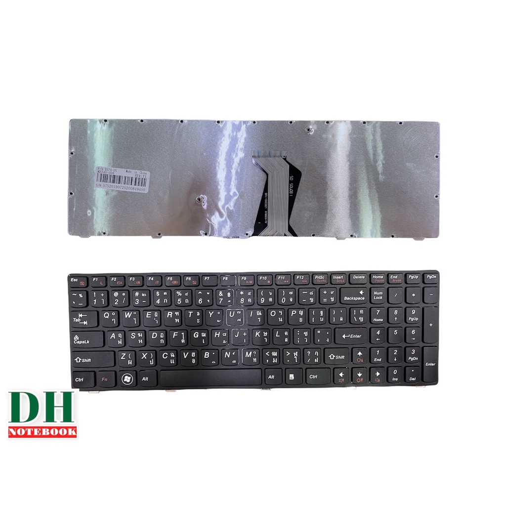 คีย์บอร์ดโน๊ตบุ๊ค-keyboard-lenovo-ideapad-y570-y575-b570-b575-z570-z575-th-eng