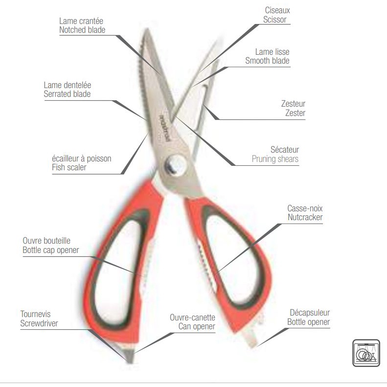 mastrad-f24515กรรไกรอเนกประสงค์-มีส่งฟรี-สินค้ามาตรฐานยุโรป-นำเข้าจากฝรั่งเศส-มีรับประกัน-จัดส่งเร็ว