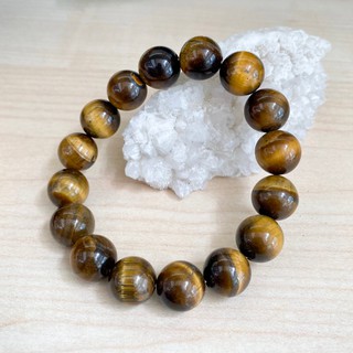 กำไลข้อมือ หินนำโชค ตาเสือสีเหลือง Tigers Eye พลอยตาเสือ หินแก้ชง *หินแท้ ธรรมชาติ*