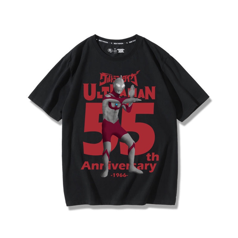 2022-japanese-style-loose-ultraman-cartoon-print-pure-cotton-short-sleeved-t-shirt-for-men-and-students-fstq