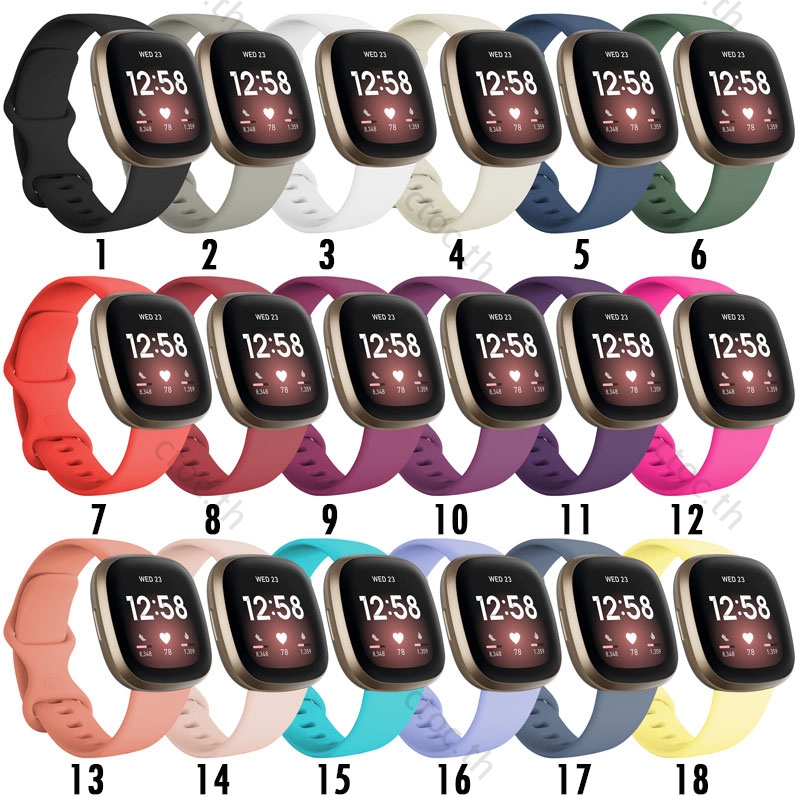 ภาพหน้าปกสินค้าFitbit Versa 3 4 Fitbit sense sense2 สายนาฬิกาข้อมือซิลิโคนสําหรับ Fitbit Versa 3 4 จากร้าน ctoc.th บน Shopee