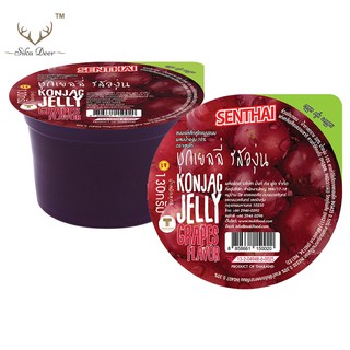 ภาพหน้าปกสินค้าSENTHAI คลีน เยลลี่บุก รสองุ่น พร้อมทาน 130g x 6 Konjac jelly grapes flavor (FJ0006-1) เพื่อสุขภาพ คุมน้ำหนัก ของว่าง ทานเล่น ที่เกี่ยวข้อง