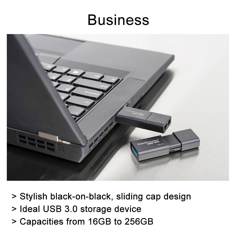 ภาพหน้าปกสินค้าKingston USB Flash Drives 8GB 16GB 32GB 64GB 128GB USB 3.0 Pen Drive high speed PenDrives DT100G3 จากร้าน seagathd.th บน Shopee