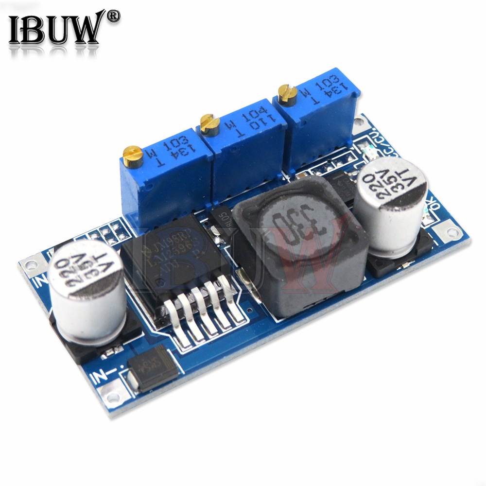 โมดูลควบคุมพาวเวอร์ซัพพลาย-3a-dc-dc-lm2596-lm2596s-mp1584en-mini360-อินพุต-4v-35v-เอาท์พุต-1-23v-30v-dc-dc