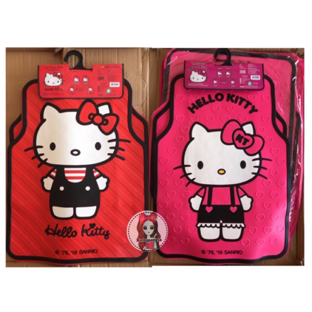 ภาพหน้าปกสินค้ายางปูพื้นคิตตี้ Hello Kitty (ชุด5ชิ้น)Freesize ลิขสิทธิ์แท้ จากร้าน redupstyle บน Shopee