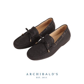 รองเท้า - Archibalds รุ่น Erebus Loafers - Archibalds รองเท้าโลฟเฟอร์ หนังแท้สาน สีดำ