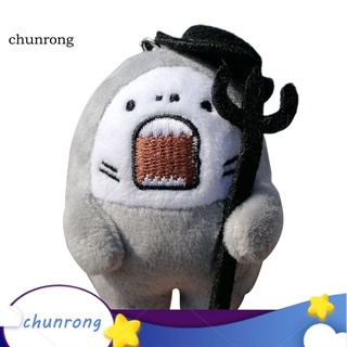 Chunrong พวงกุญแจ จี้ตุ๊กตาฉลามน้อย สัมผัสนุ่ม สีสันสดใส สําหรับผู้ใหญ่