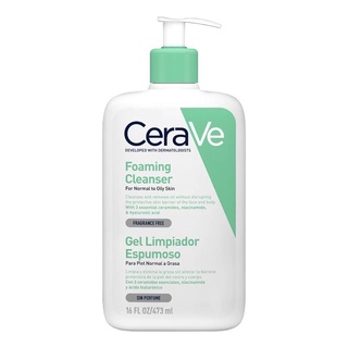 เซราวี โฟมมิ่ง คลีนเซอร์ CERAVE Foaming Cleanser 473ml