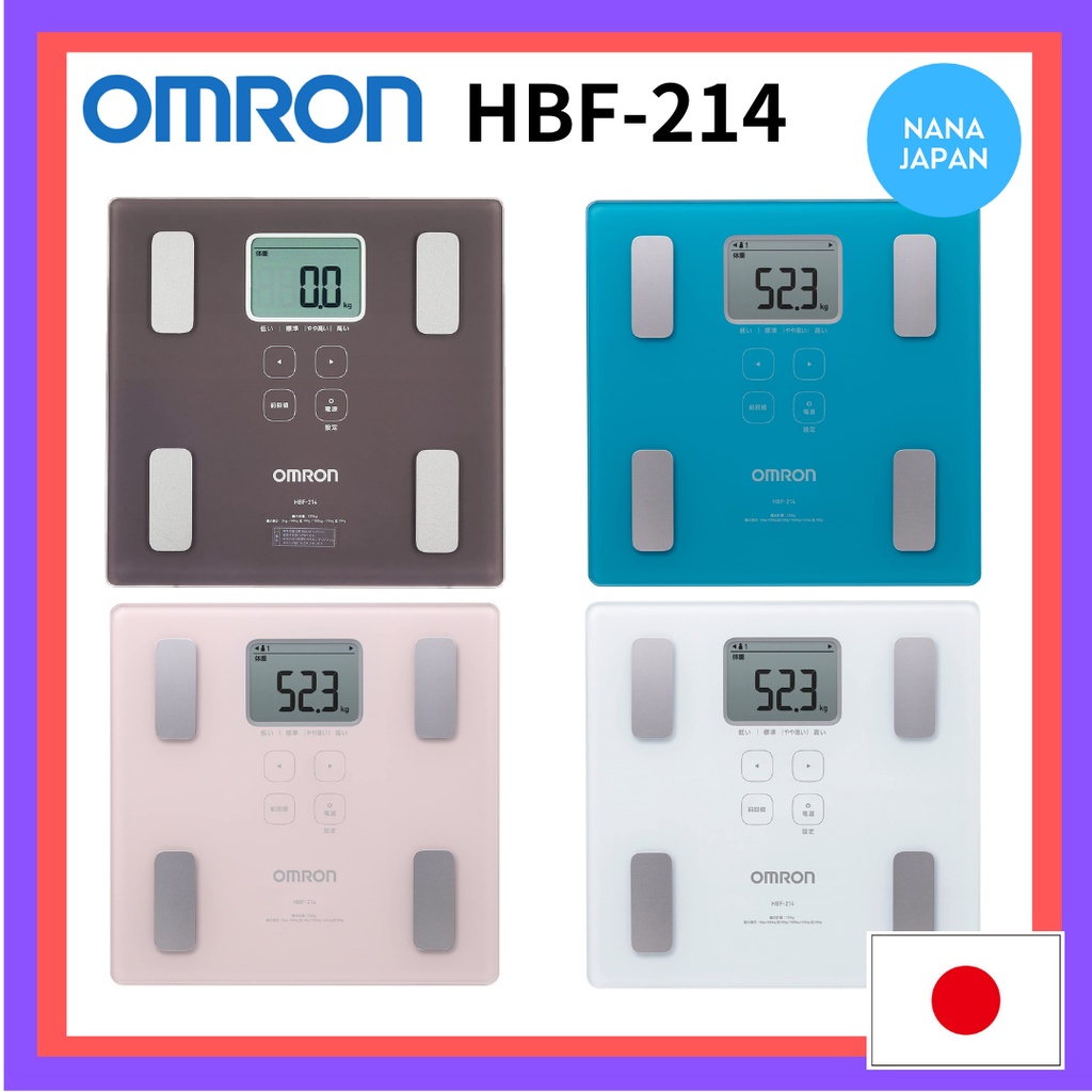 direct-from-japan-omron-hbf-214-อุปกรณ์ตรวจสอบร่างกาย-เครื่องชั่งน้ำหนัก-วิเคราะห์ไขมัน-จากญี่ปุ่น