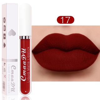 CmaaDu 18colors Matte Velvet Lip Glaze Waterproof Lasting Moisturizing And Not Easy To Fade Lip Gloss Lipstick