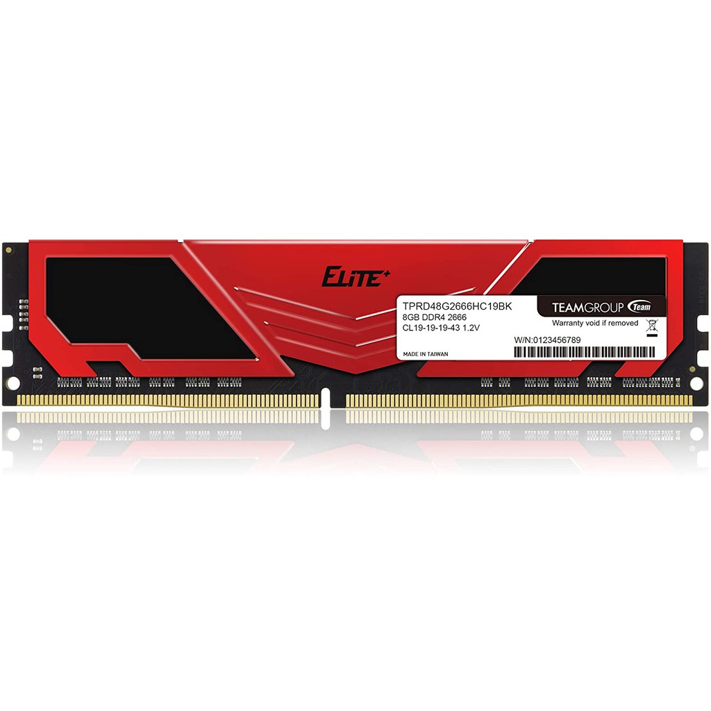 8GB (8GBx1) DDR4/2666 RAM PC (แรมพีซี) TEAM ELITE PLUS