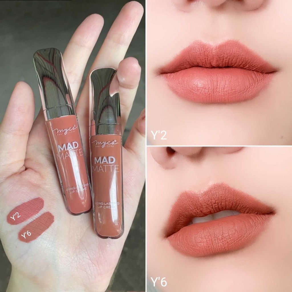 แพ็คคู่-2-แท่ง-myca-ultra-matte-lip-cream-ลิป-ไมก้า-แมดแมททฺ์-ขนาด-4ml-ของแท้-100