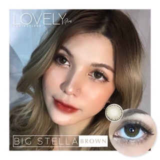 ✨ Big Stella brown (Lovely lens) ขนาดBig ตาโต (บิ๊กอาย คอนแทคเลนส์ bigeyes)