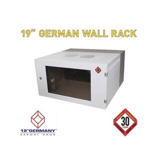 19” GERMAN WALL RACK G1-60506 6U, ลึก 50 cm. galvanize steel 60 x 50 x 32.0