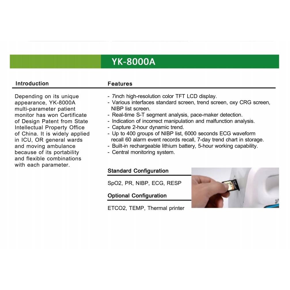 เครื่องเฝ้าวัดและติดตามสัญญาณชีพ-patient-monitor-ecg-nibp-spo2-pr-เครื่องวัดคลื่นหัวใจไฟฟ้า-ekg