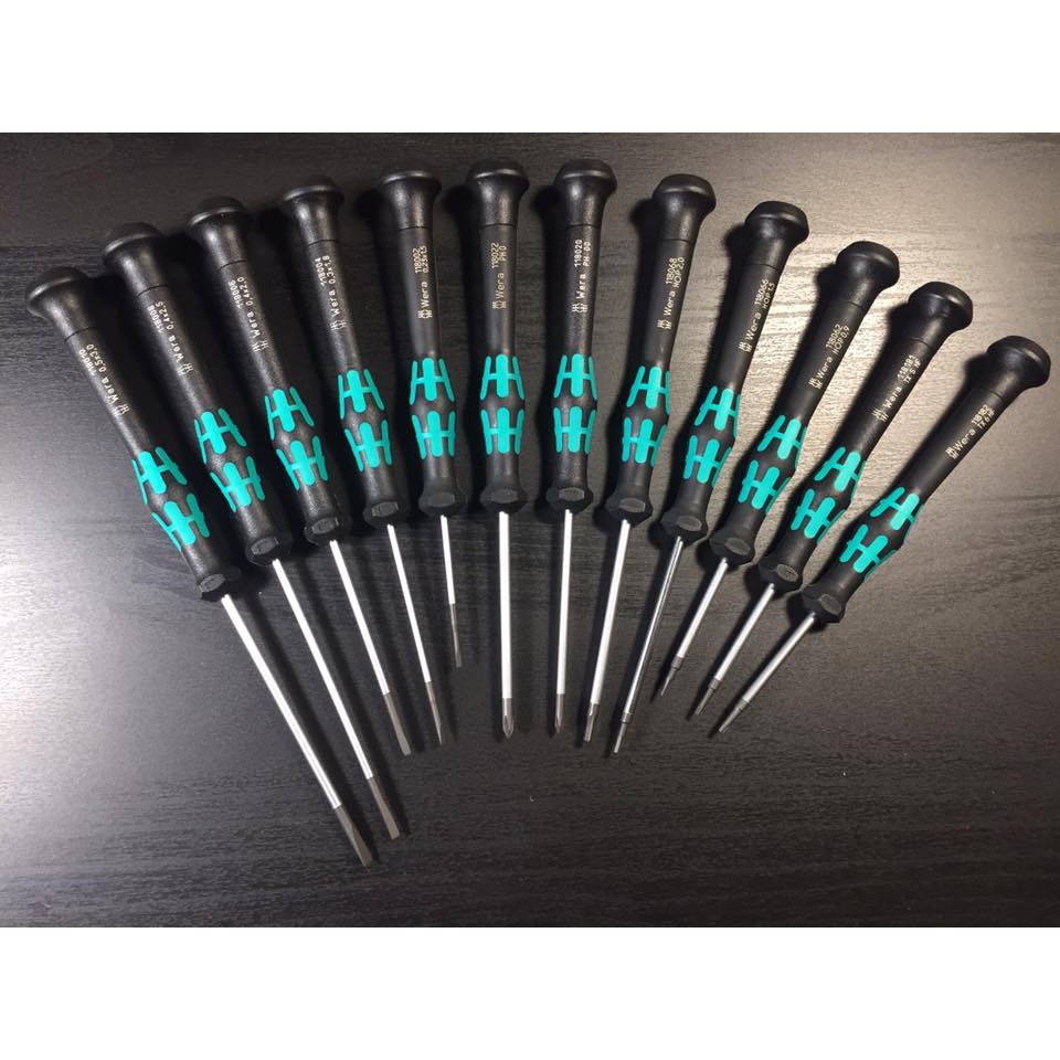 Wera Micro Precision Screwdriver Set 12 pieces ชุดไขควงงานขนาดเล็ก12