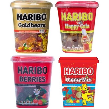 haribo-ฮาริโบ้-เยลลี่ผลไม้รูปหมีนำเข้า-150-กรัม-มีให้เลือก-4-รสชาติ-โกลด์แบร์-โคล่า-เบอร์รี่-ผลไม้รวม