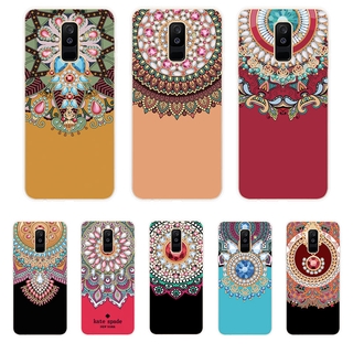 Samsung Galaxy A6 A6+ Plus A7 A8 A8+ Plus A9 2018 Soft TPU Silicone Phone Case Cover มันดาลา 3