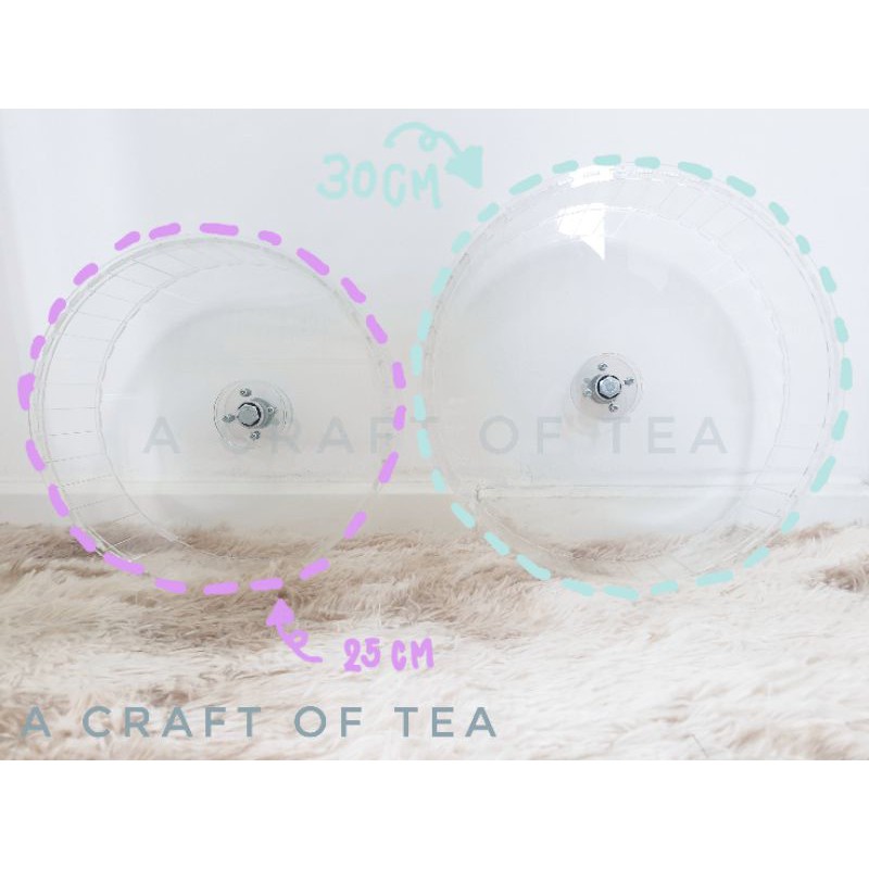 a-craft-of-tea-จักรวิ่งแฮมเตอร์อะคริลิค-ใส