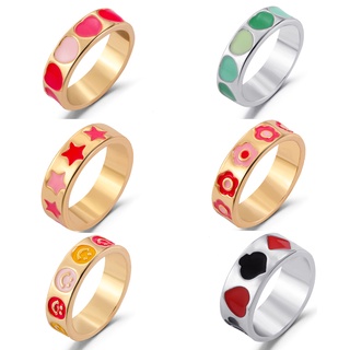 ภาพหน้าปกสินค้าแหวนแฟชั่น สีงเิน สีทอง สำหรับสตรี ซึ่งคุณอาจชอบราคาและรีวิวของสินค้านี้