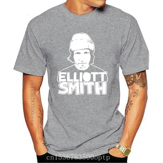 [S-5XL] เสื้อยืดผ้าฝ้าย 100% พิมพ์ลายนักร้อง ELLIOTT SMITH Tribute Pop Singer สําหรับผู้ชาย ไซซ์ S-4XL ส่งเร็ว