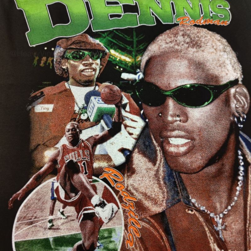 dennis-rodman-ตำนานชิคาโกบูลส์-เสื้อยืดทัวร์วงบาสเก็ตบอล