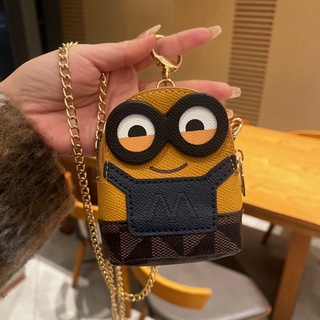 สินค้า 【COD】 Minions กระเป๋าสะพาย มินเนี่ยน กระเป๋าใส่ลิปสติก กระเป๋าเก็บพวงกุญแจ TikTok Pop it กระเป๋าของเล่นระเป๋าสะพายข้าง ขนาดใหญ่ push bubble ยูนิคอร์นกระเป๋าใส่เหรียญ