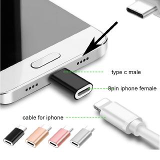 อะแดปเตอร์แยก 8 pin เป็น Type-C Usb-C สําหรับ iphone