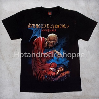 เสื้อยืดโอเวอร์ไซส์เสื้อยืดวงสีดำ Avenged Sevenfold TDM 1213 HotandrockS-3XL