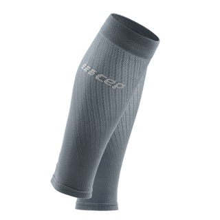 CEP ULTRALIGHT CALF SLEEVES 3.0 MEN - GREY/LIGHT GREY - รัดน่องรุ่น 3.0 แบบบางพิเศษผู้ชาย