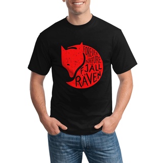 ราคาต่ำสุด!!เสื้อยืดลําลอง ลาย Fjall Forever Nature Raven สําหรับผู้ชายS-3XL