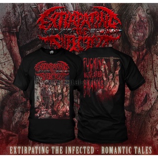 เสื้อยืดผู้ชาย เสื้อยืด ลาย The Infected Extirpating S-5XL