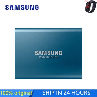 .***Samsung T5 Portable 500GB External SSD, USB 3.1 BLUE***