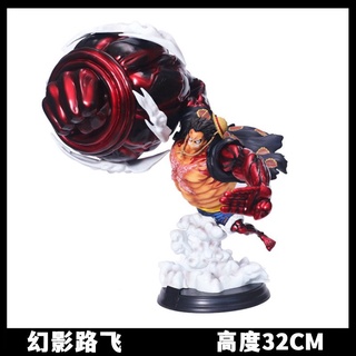 พร้อมส่ง โมเดลฟิกเกอร์ Phantom Luffy One Piece GK Four-Gear Great Ape King Gun Luffy แบบพิเศษ