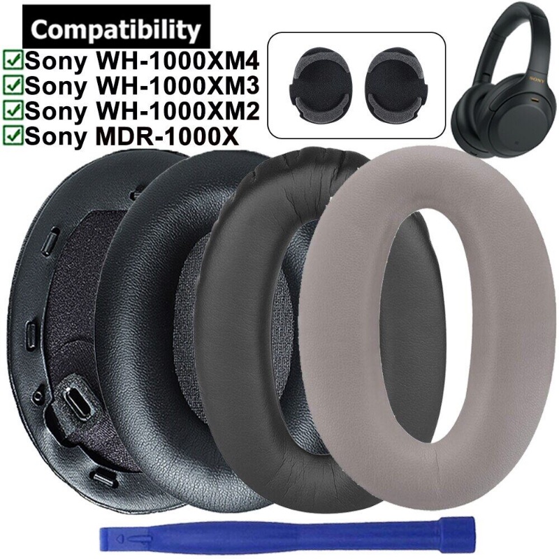 ภาพหน้าปกสินค้าเบาะหูฟังหนังนิ่ม ลดเสียงรบกวน แบบเปลี่ยน สําหรับ Sony WH-1000XM2 WH-1000XM3 WH-1000XM4