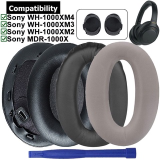 ภาพขนาดย่อของสินค้าเบาะหูฟังหนังนิ่ม ลดเสียงรบกวน แบบเปลี่ยน สําหรับ Sony WH-1000XM2 WH-1000XM3 WH-1000XM4