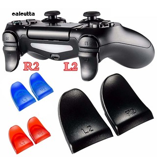 CAL_2Pcs R2 L2 Dual Trigger Extender Extra Longer Button for PS4 Controller Gamepad