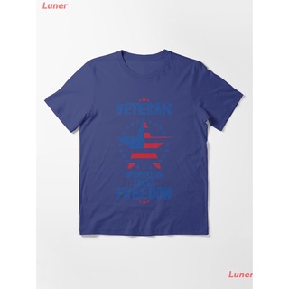 Luner เสื้อยืดแขนสั้น veteran American operation Iraqi freedom Essential T-Shirt Popular T-shirts