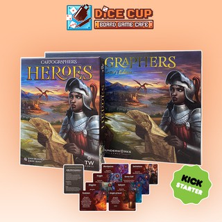 [ของแท้] Cartographers Heroes Kickstarter Edition Board Game