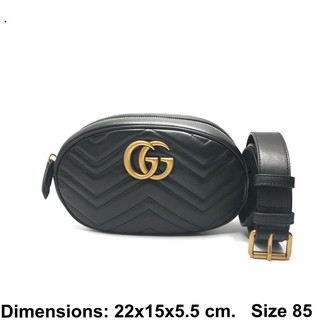 GUCCI Marmont Belt Bag ของแท้ 100% [ส่งฟรี]