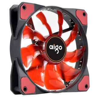 Aigo พัดลมติดเคส Aigo 12CM สีแดงx1 CPU2DAY