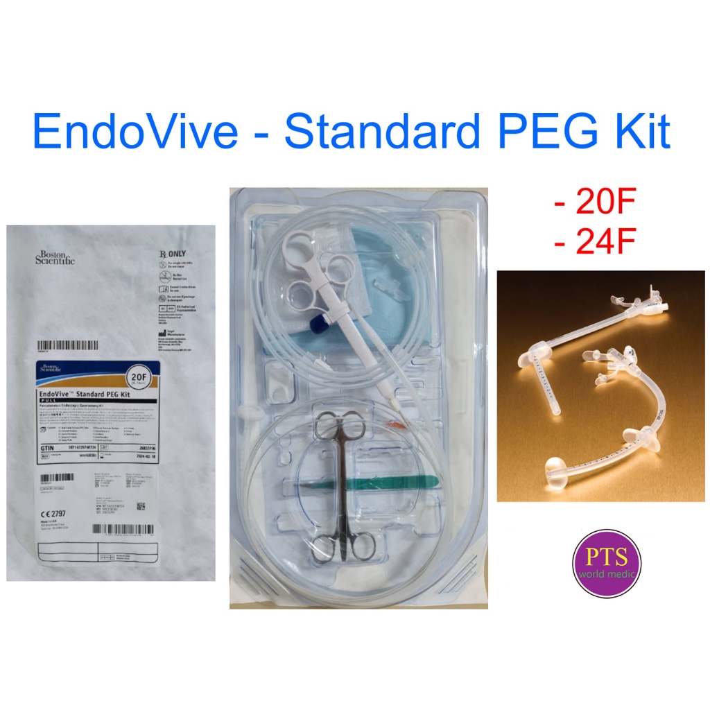 ชุดสายสวนกระเพาะอาหารแบบใส่ผ่านกล้อง EndoVive Standard PEG Kit (1 ชุด