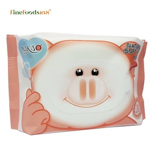 นาคาโอะ ทิชชู่เปียกพรีเมียมทำความสะอาดผิวหน้า ผิวกาย 20 แผ่น Premium Natural Soft Swet Wipe NakaO 20pieces