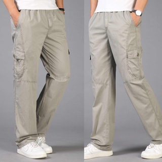 ภาพขนาดย่อของภาพหน้าปกสินค้ารุ่น 2011 กางเกงขายาวคาร์โก้ เอวยืด มีเชือกผูก จากร้าน banpha_by_rachi บน Shopee ภาพที่ 3