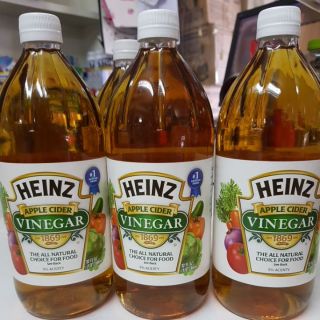 👍👍👍👍Heinz Apple Cider Vinegar and unfiltered 946 ml.น้ำส้มหมักจากแlอปเปิ้ล 946มล. ขวดใหญ่