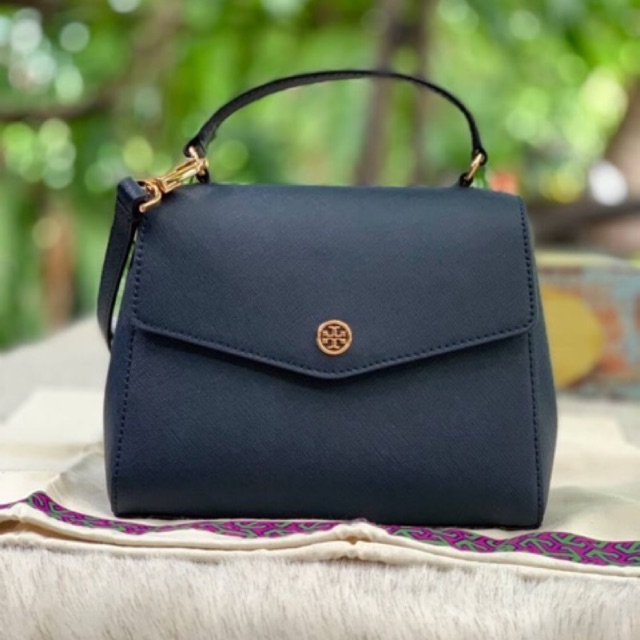 กระเป๋า Tory Burch ROBINSON SMALL TOPHANDLE SATCHEL Shopee Thailand