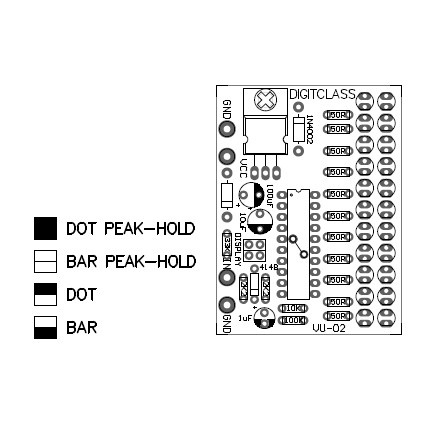 digitclass-digital-peak-hold-vu-meter-ไฟวิ่ง-vu-หยดน้ำ