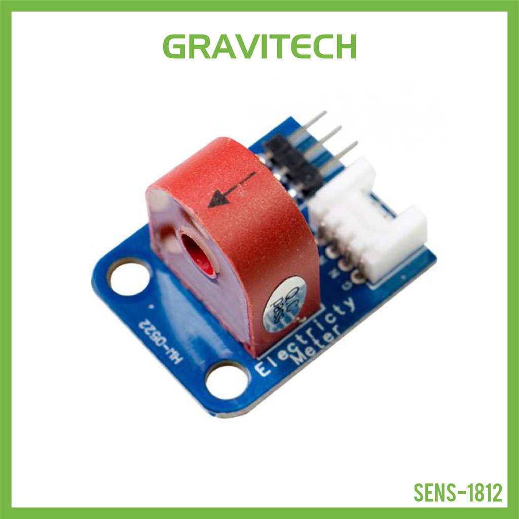 [Gravitechthai]Non-invasive 5A AC current sensor - TA12-100 | Shopee ...