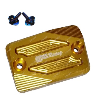 ฝาปิดปั๊มดิสเบรคหน้า สีทอง ฝาปั๊มบน ดิสเบรคหน้า น๊อตไทเท MSX M-SLAZ Z125 CNC ฝาดิส 239 SHOP2
