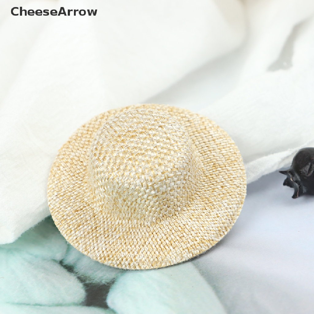 ภาพสินค้าCheesearrow หมวกฟางสาน ขนาดเล็ก สําหรับตกแต่งบ้านตุ๊กตา 2 ชิ้น จากร้าน cheesearrow11.th บน Shopee ภาพที่ 7